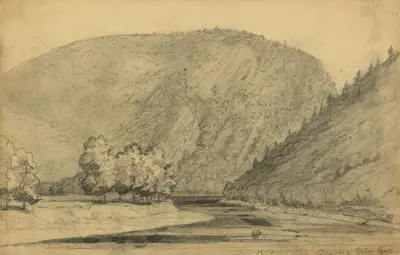 Delaware Water Gap av James Fuller Queen