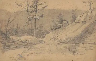 Öppning i Big Mountain, Zerby’s Run, åder nr 1 av James Fuller Queen