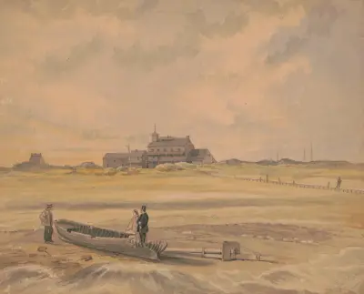 Holtzken Hotel, Brigantine Beach av James Fuller Queen