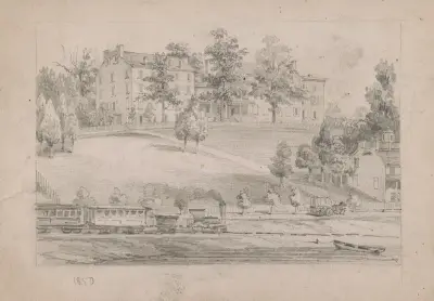 Oakland Hall near Norristown av James Fuller Queen