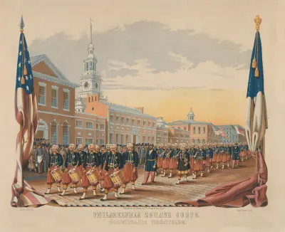 Philadelphia Zouave Corps. Pennsylvania volunteers av James Fuller Queen