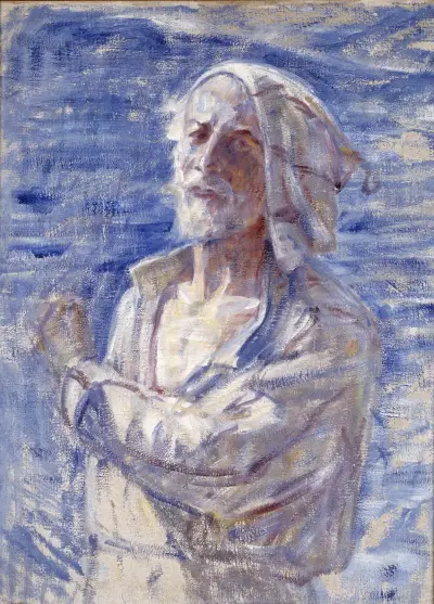 Självporträtt, 1918 av J.A.G. Acke