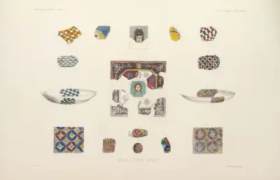 Collection Julien Gréau. Verrerie antique, émaillerie et poterie appartenant à M. John Pierpont Morgan Pl.68 av G. Massias
