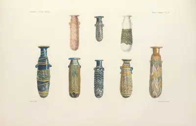 Collection Julien Gréau. Verrerie antique, émaillerie et poterie appartenant à M. John Pierpont Morgan Pl.04 av G. Massias