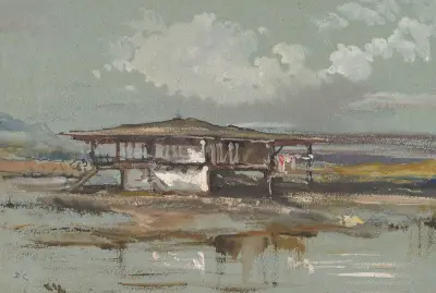 A House in Turkey av Alexandre-Gabriel Decamps