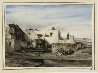 Grekisk by av Alexandre-Gabriel Decamps