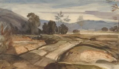 Landskap av Alexandre-Gabriel Decamps