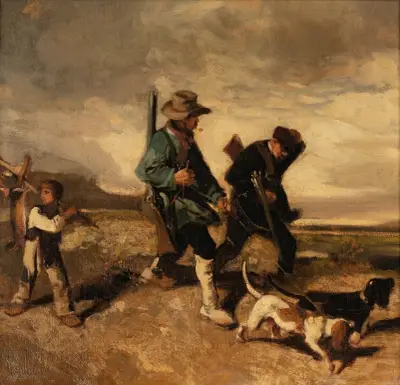 Återkomst från jakten av Alexandre-Gabriel Decamps