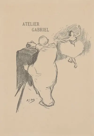 Ateljé Gabriel av Henri-Gabriel Ibels