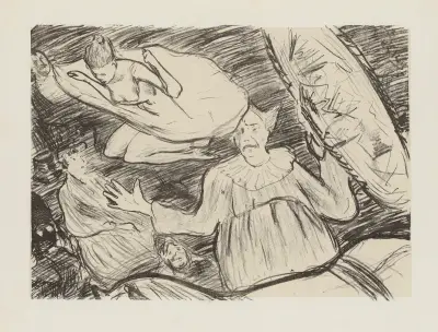 Au Cirque, 1895 av Henri-Gabriel Ibels