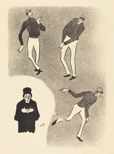 Clowns av Henri-Gabriel Ibels