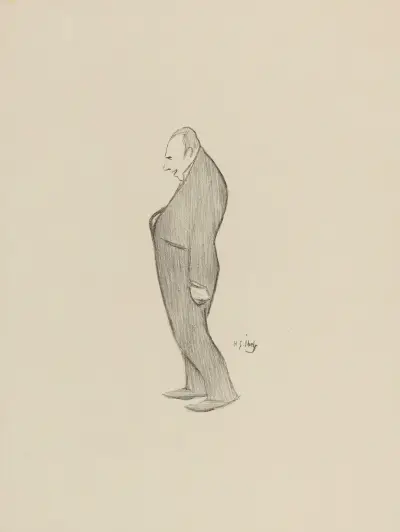 Coquelin cadet av Henri-Gabriel Ibels