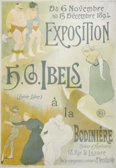 Utställning H.G. Ibels (Entrée Libre) på La Bodinière av Henri-Gabriel Ibels