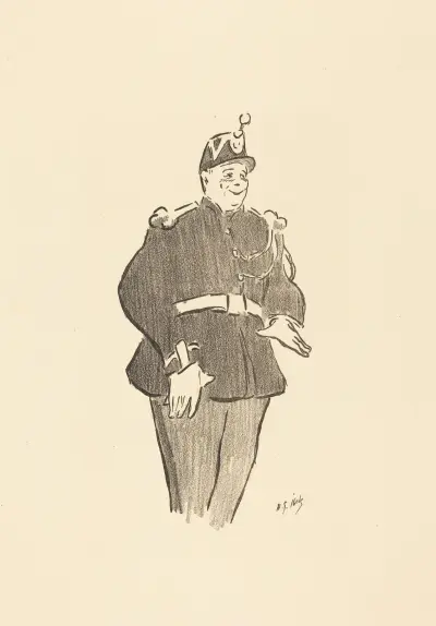 Gendarme av Henri-Gabriel Ibels