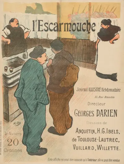 Illustration for L’Escarmouche av Henri-Gabriel Ibels