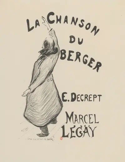 La Chanson du berger – E. Decrept – Marcel – Legay av Henri-Gabriel Ibels