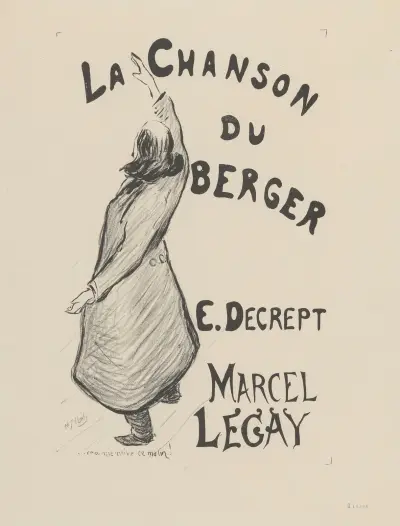 La Chanson du berger av Henri-Gabriel Ibels