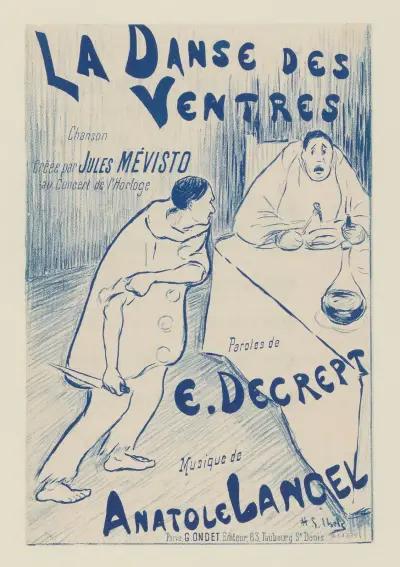 La Danse des Ventres av Henri-Gabriel Ibels