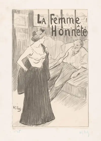 Den ärliga kvinnan av Henri-Gabriel Ibels