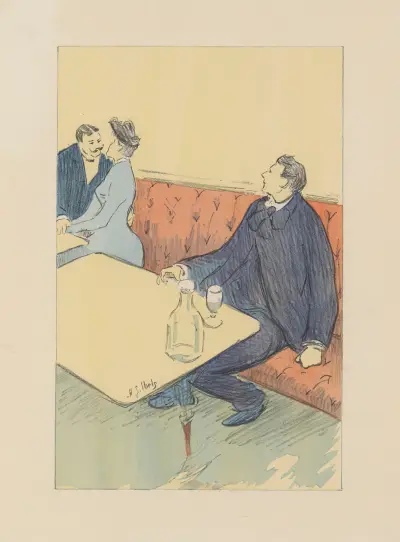 L’Amour est un rêve! av Henri-Gabriel Ibels