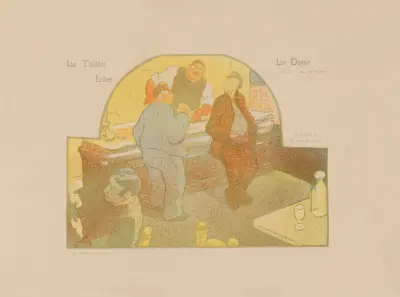 Le Théâtre Libre – Program – Fjärde föreställningen – Säsongen 1892–1893 av Henri-Gabriel Ibels