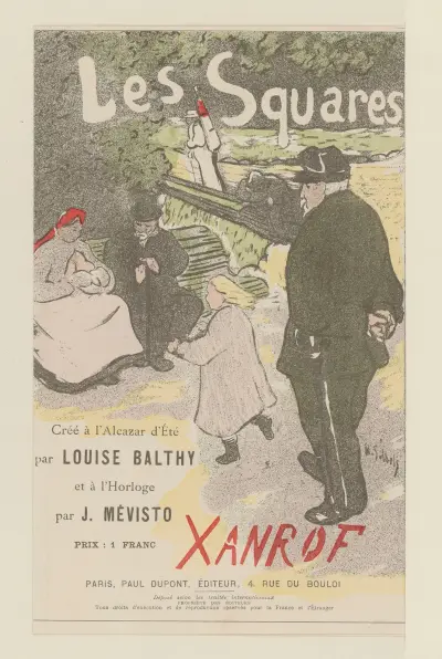 Les Squares av Henri-Gabriel Ibels