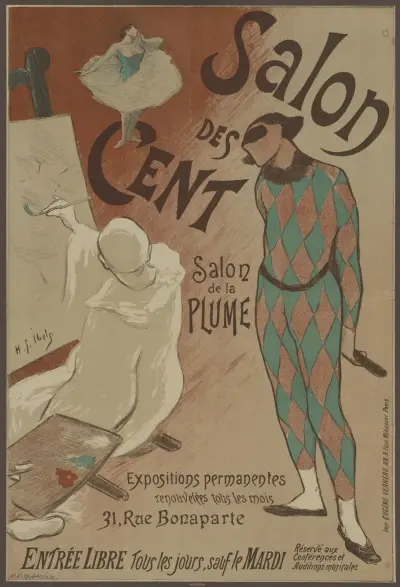 Salon des Cent. Salon de la Plume av Henri-Gabriel Ibels