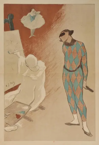Salon des Cent av Henri-Gabriel Ibels