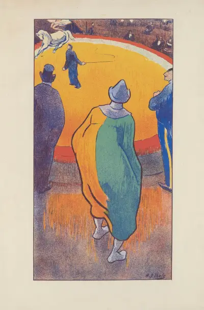 Cirkusscener av Henri-Gabriel Ibels