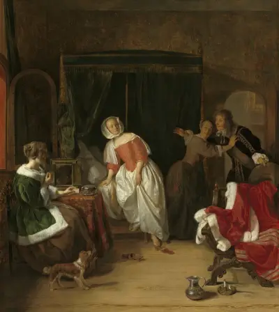 The Intruder av Gabriel Metsu