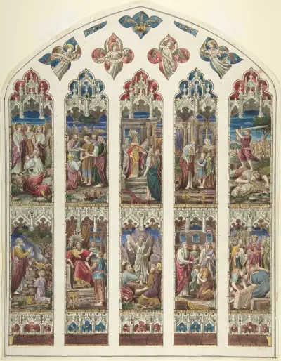 Design for Old Testament Window av Dante Gabriel Rossetti