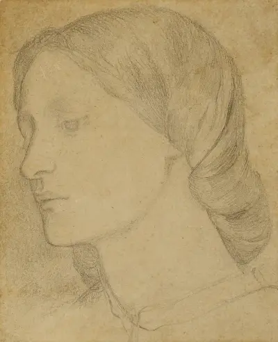 Elizabeth Siddal – nr 4 av Dante Gabriel Rossetti