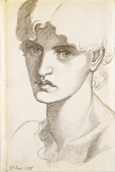 Jane Morris, 1875 av Dante Gabriel Rossetti