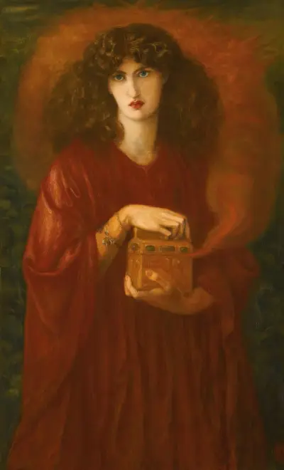 Pandora av Dante Gabriel Rossetti