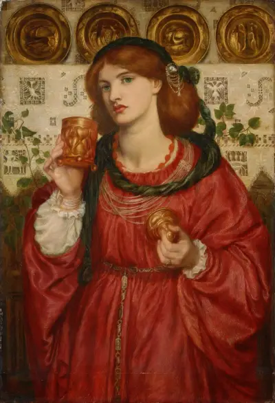 The Loving Cup – nr 2 av Dante Gabriel Rossetti
