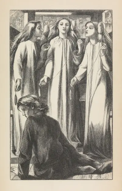 The Music Master av Dante Gabriel Rossetti