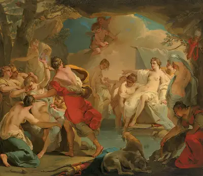 Diana and Callisto av Gaetano Gandolfi