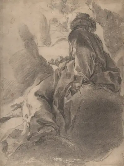 Seated Prophet av Gaetano Gandolfi