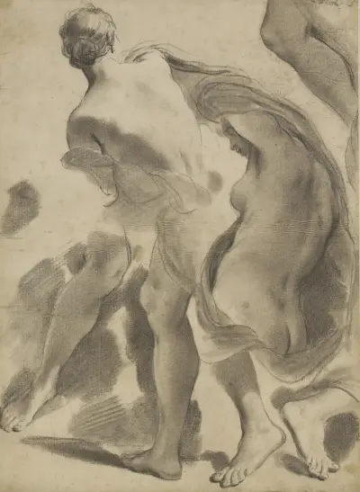 Studies of Female Nudes av Gaetano Gandolfi