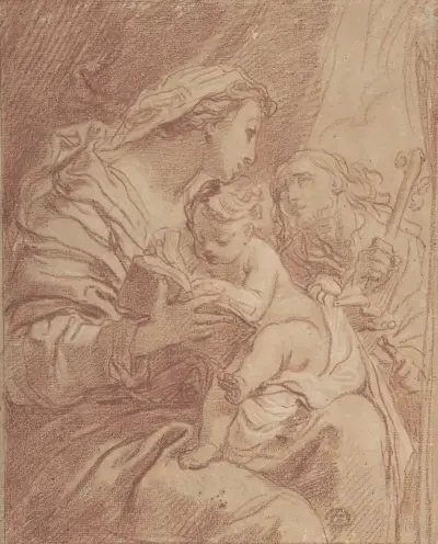Den heliga familjen av Gaetano Gandolfi