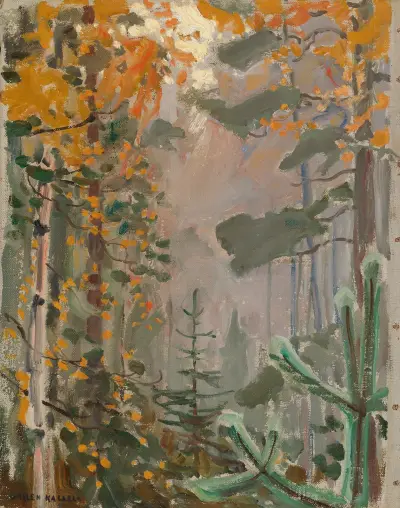 Autumn Landscape av Akseli Gallen-Kallela