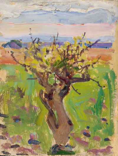 Dwarf Tree in the Desert av Akseli Gallen-Kallela