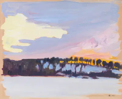 Evening Landscape, Akseli Gallen-Kallela