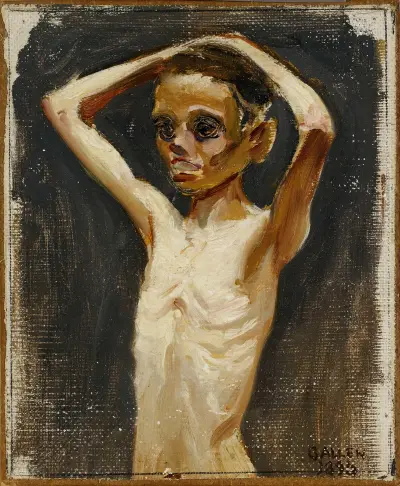 Girl from the Jaskala Croft, Akseli Gallen-Kallela