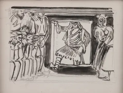 Koru-Kalevala, The Illustrated Kalevala, Poem XXVI av Akseli Gallen-Kallela