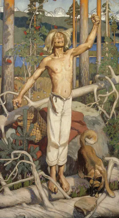 Kullervo Cursing, Akseli Gallen-Kallela