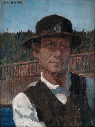 Laskumies, Akseli Gallen-Kallela