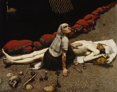 Lemminkäinen’s Mother av Akseli Gallen-Kallela