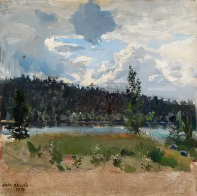 Light Behind The Clouds av Akseli Gallen-Kallela