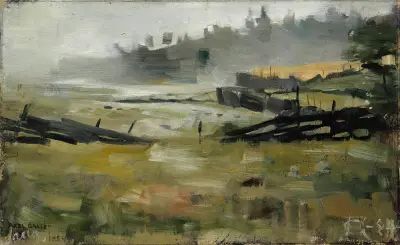 Misty Landscape, Akseli Gallen-Kallela